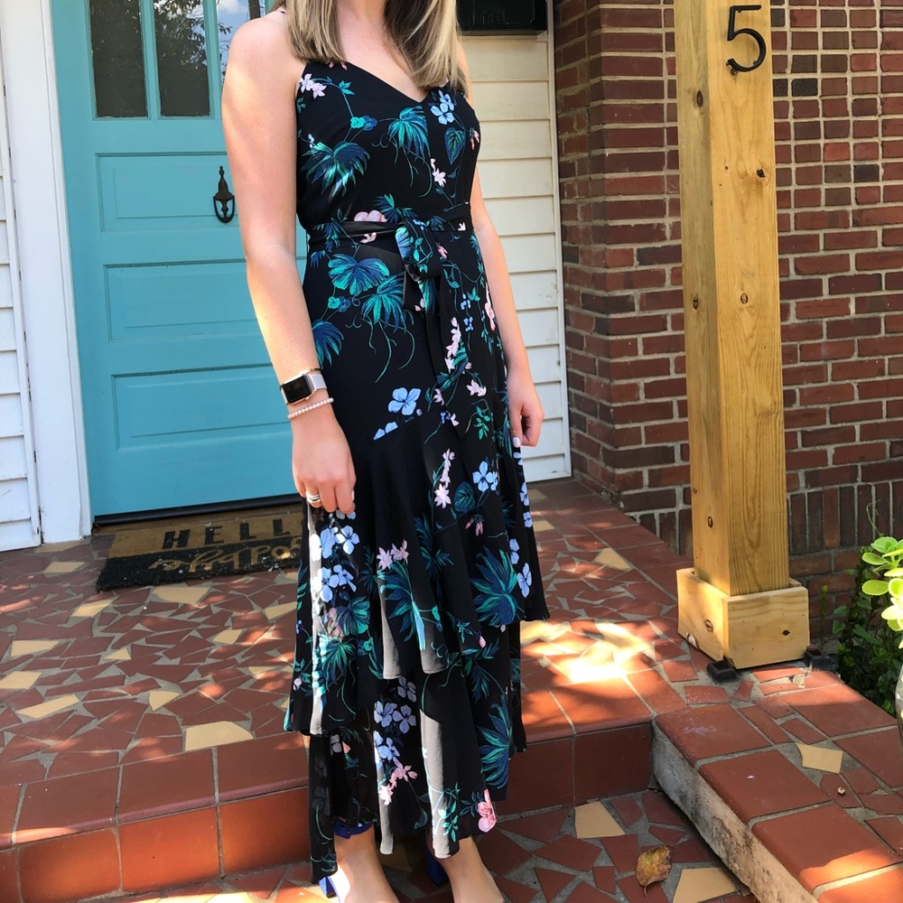 Banana republic floral dress worn once ✨